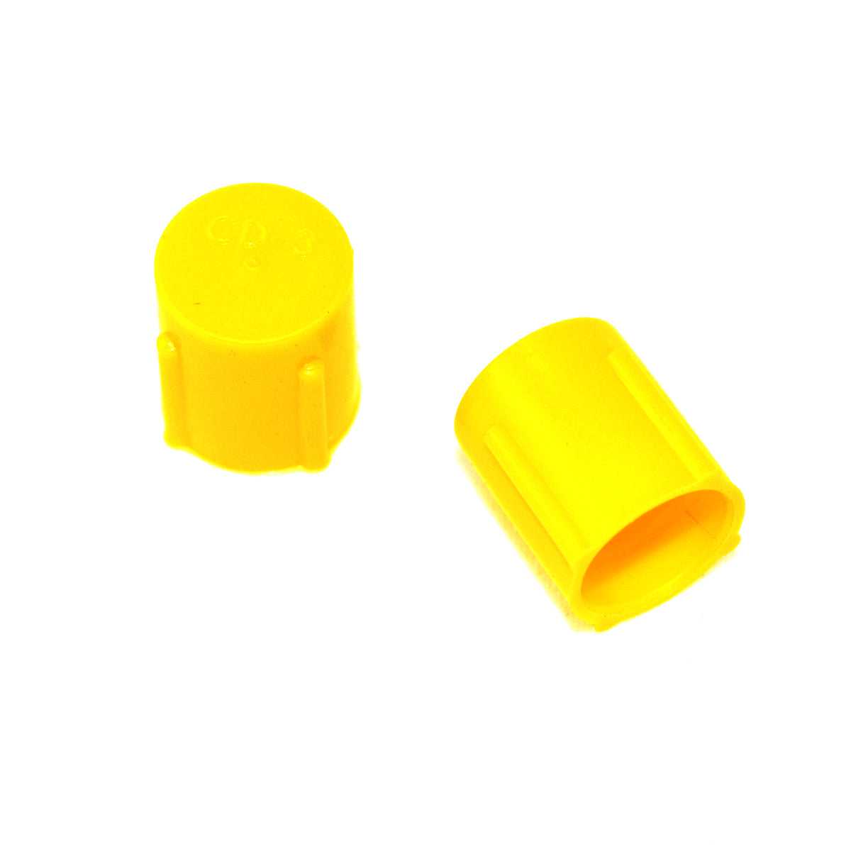 Plastic Cap Yellow Plastic - 10