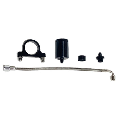 Remote mount master cylinder reservoir Black