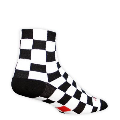 Sock Guy Checkered Flag Socks