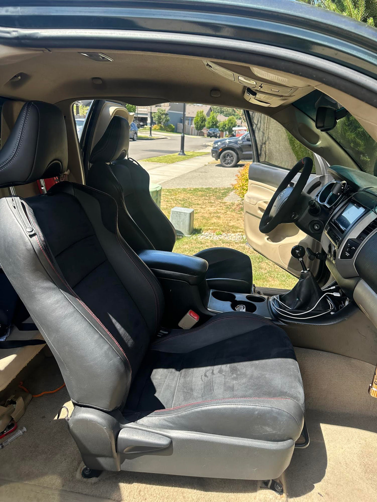 Planted Seat Bracket- Toyota Tacoma- Bucket Seat Models, No Benches (2005-2015) - Driver / Left