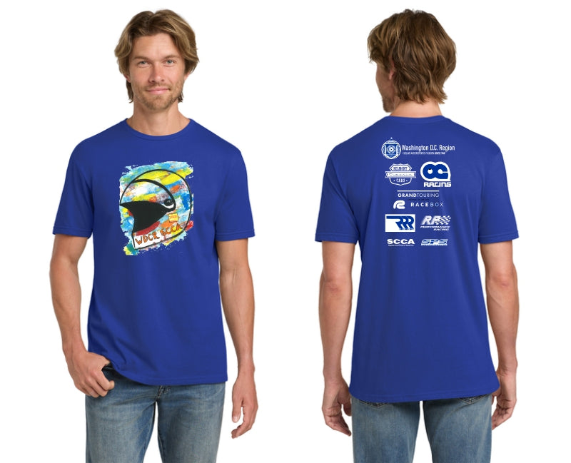 Washington DC Region WDCR SCCA Short Sleeve 100% Cotton T-Shirt *Free Ground Shipping*