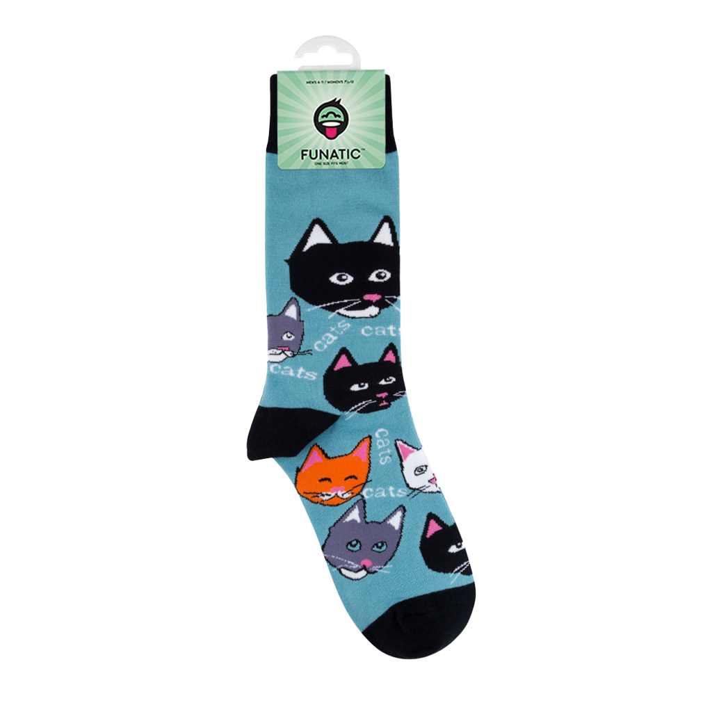 Cats Cats Cats Socks | For Cat Lovers | Funatic