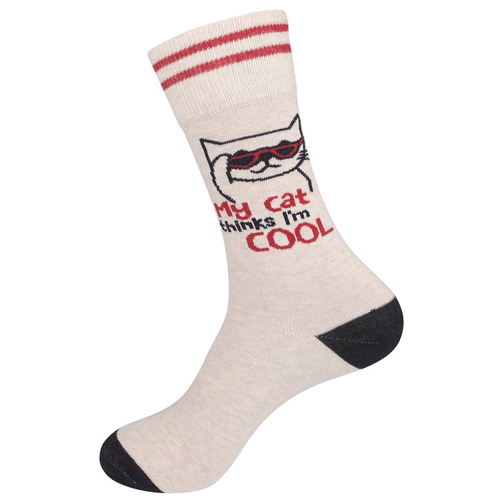 My Cat Thinks I'm Cool Socks | Funny | Pet Lovers | Funatic