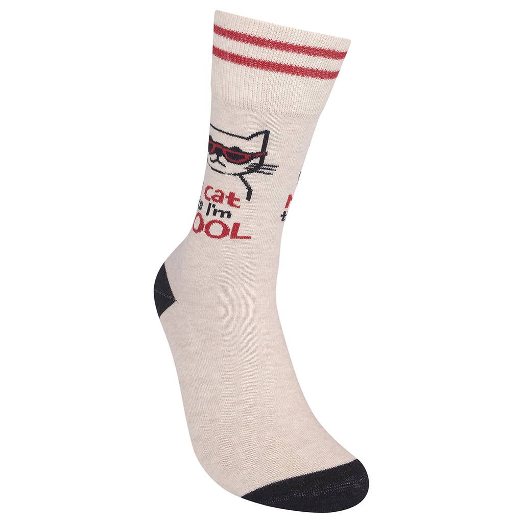 My Cat Thinks I'm Cool Socks | Funny | Pet Lovers | Funatic