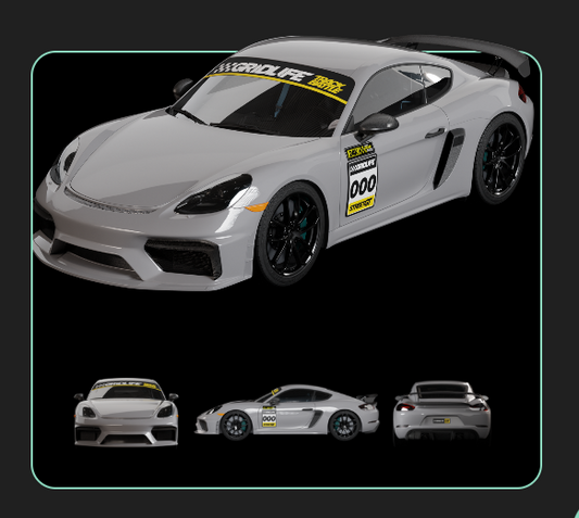 GridLife Track Battle Time Attack Decal Set