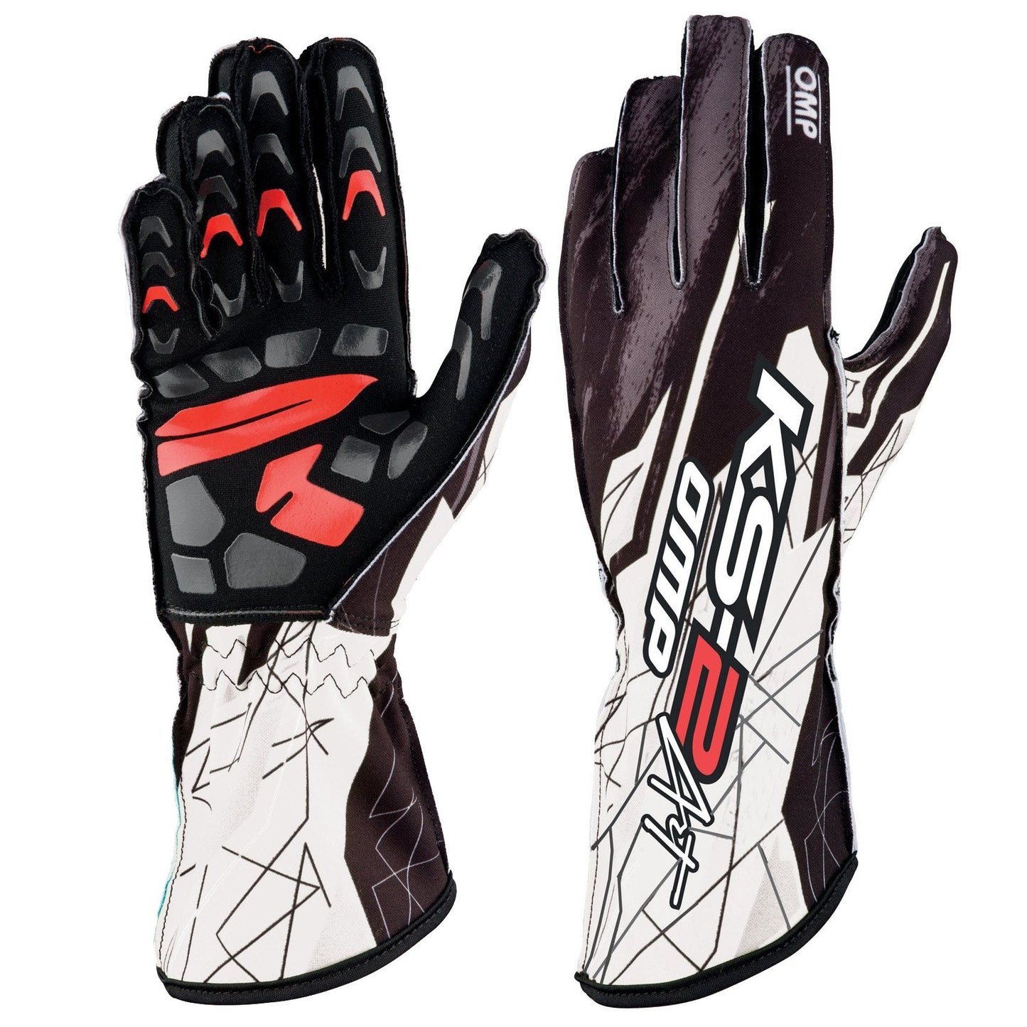 OMP KS-2 Art Karting Gloves - Perfect for Autocross - Non SFI/FIA