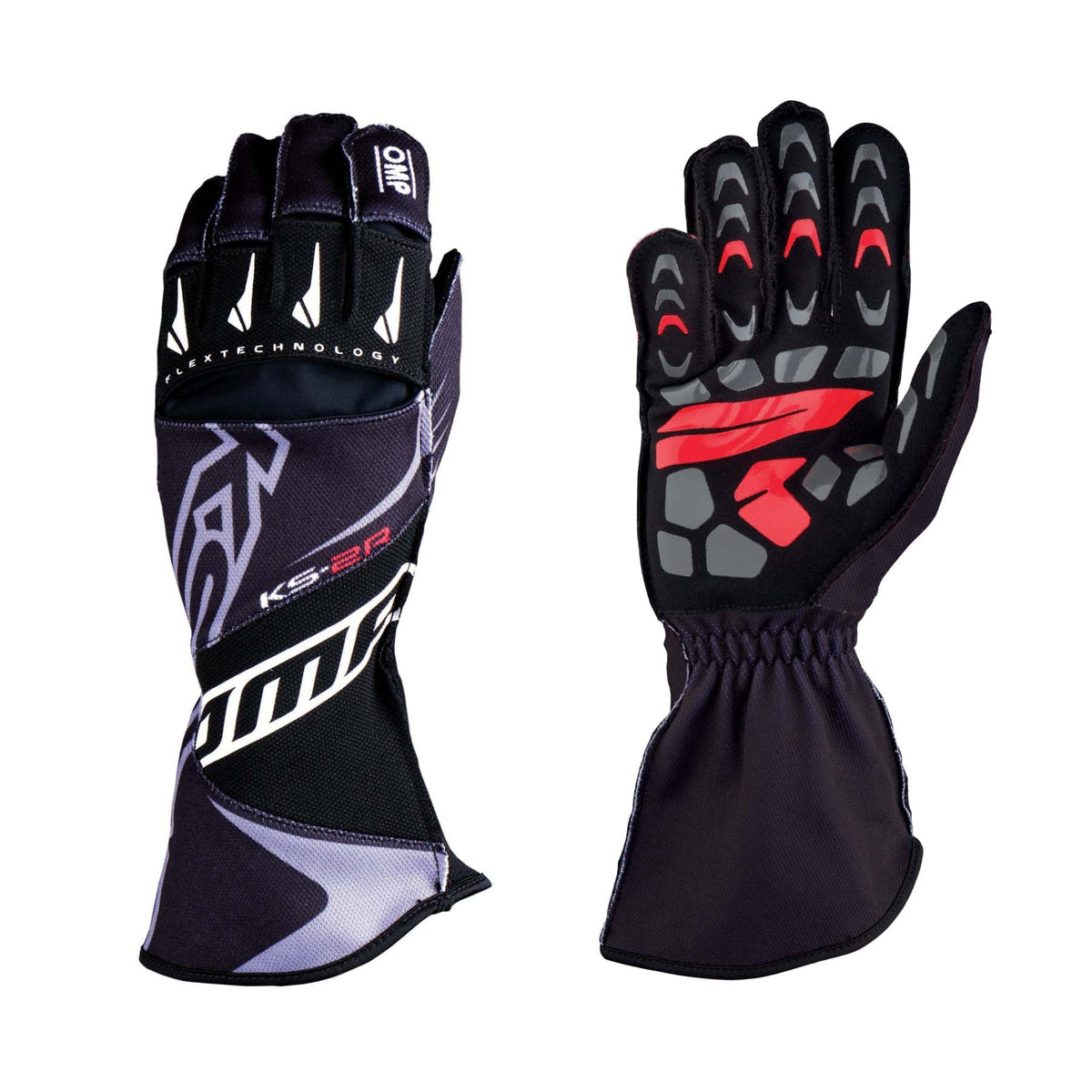 OMP KS-2R Youth Karting Gloves - Perfect for Autocross - Non SFI/FIA