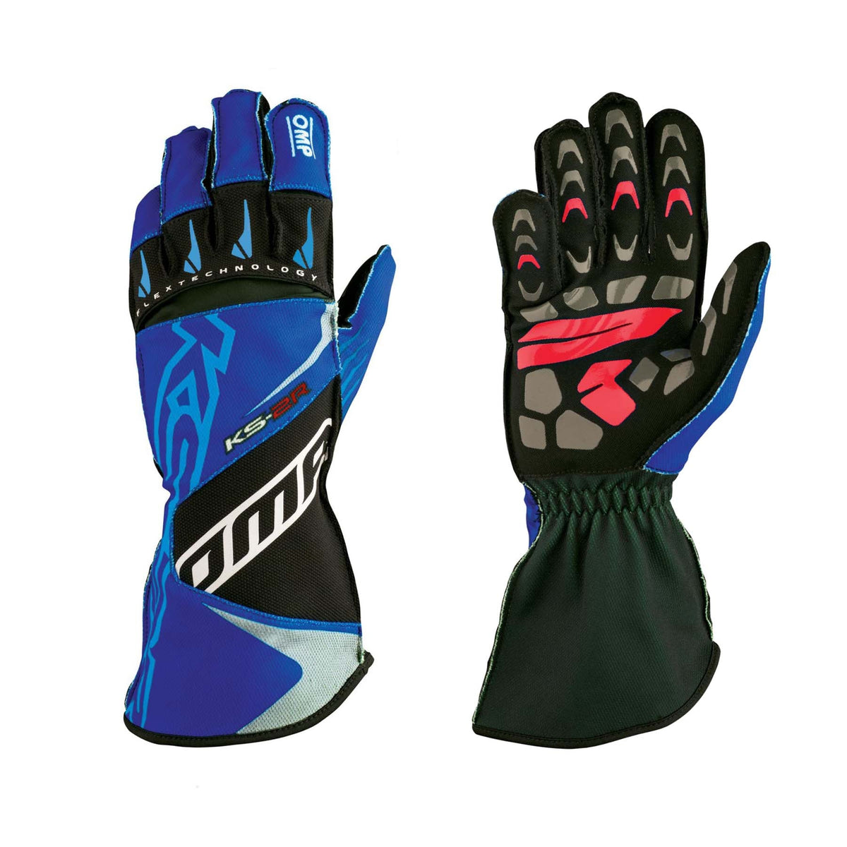 OMP KS-2R Youth Karting Gloves - Perfect for Autocross - Non SFI/FIA