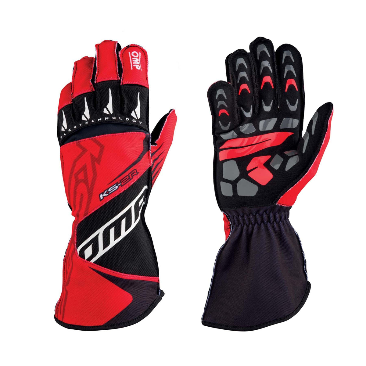 OMP KS-2R Youth Karting Gloves - Perfect for Autocross - Non SFI/FIA