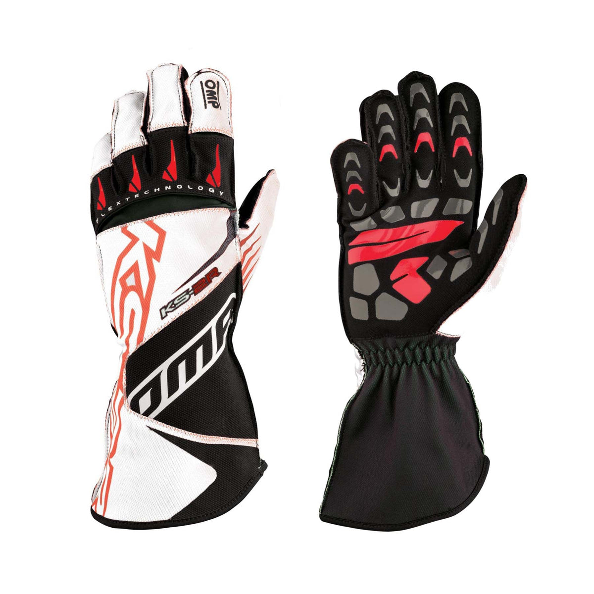 OMP KS-2R Youth Karting Gloves - Perfect for Autocross - Non SFI/FIA