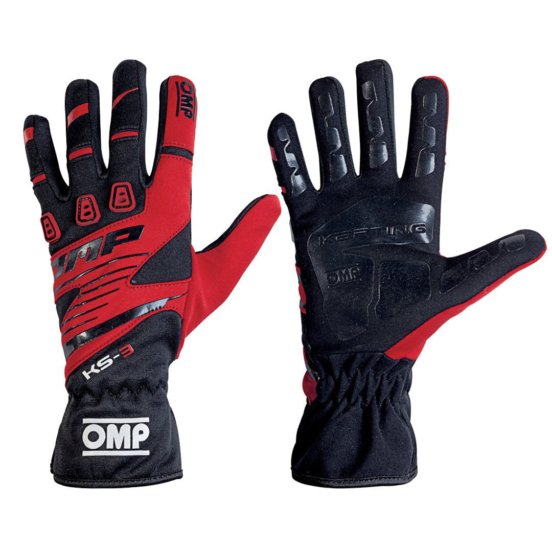 OMP KS-3 Karting Gloves - Perfect for Autocross - Non SFI/FIA