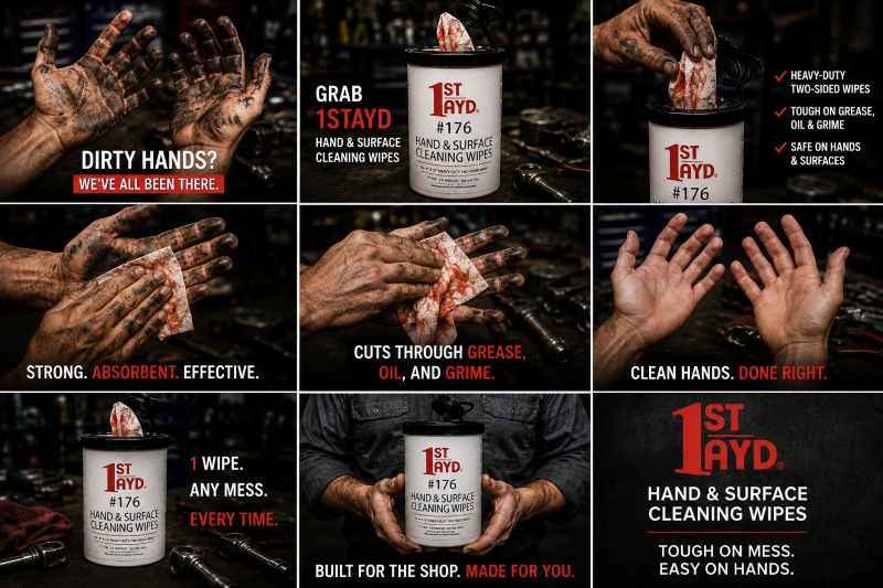 1st Ayd Industrial Hand Cleaner Wipes