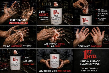 1st Ayd Industrial Hand Cleaner Wipes