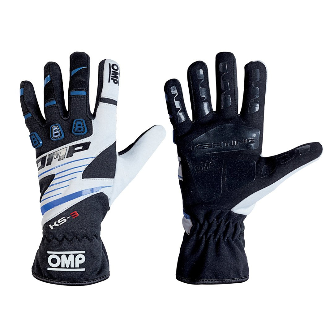 OMP KS-3 Youth Karting Gloves - Perfect for Autocross - Non SFI/FIA