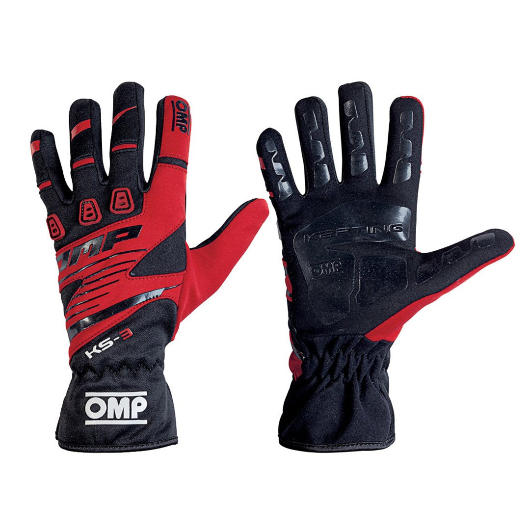 OMP KS-3 Youth Karting Gloves - Perfect for Autocross - Non SFI/FIA