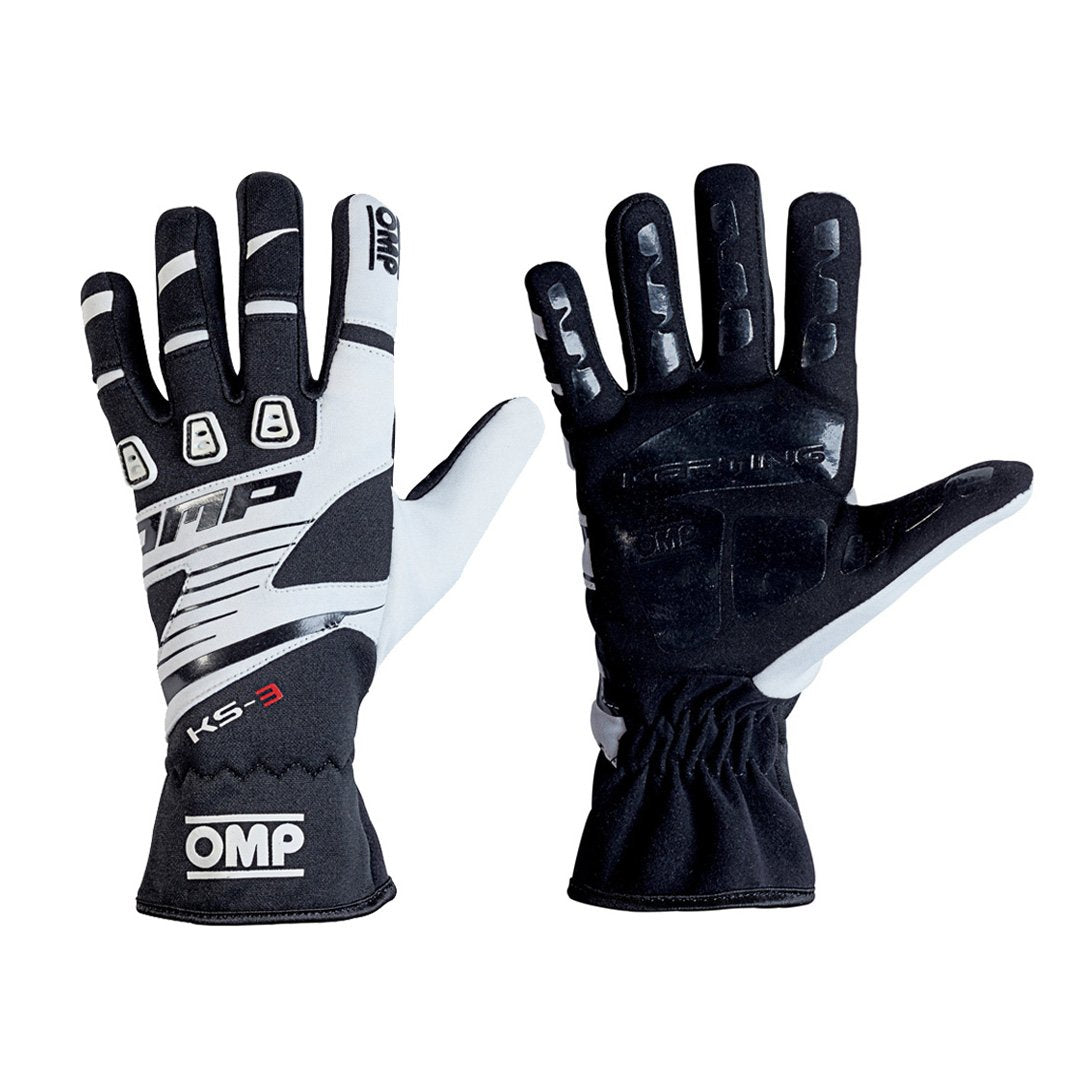 OMP KS-3 Youth Karting Gloves - Perfect for Autocross - Non SFI/FIA