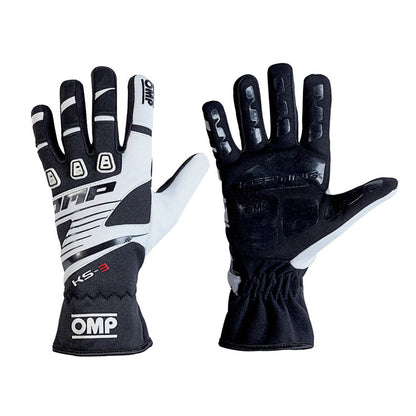 OMP KS-3 Youth Karting Gloves - Perfect for Autocross - Non SFI/FIA