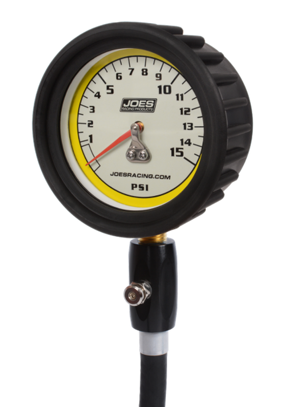 Joes Racing Pro Tire Gauge, 0-15psi with hold valve - 32325