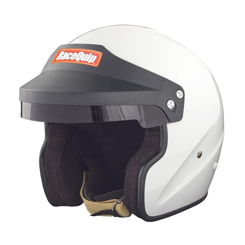 Racequip OF20 SA2020 Snell Rated Open Face Helmet - White