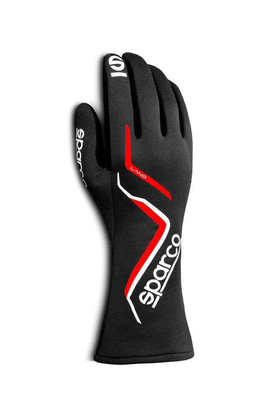Sparco Land SFI 3.3/5 Racing Gloves, Black