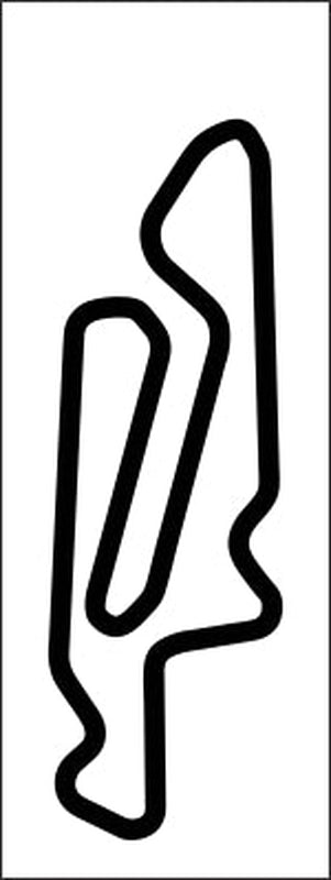 Arizona Motorsports Park Vinyl Track Map Decal