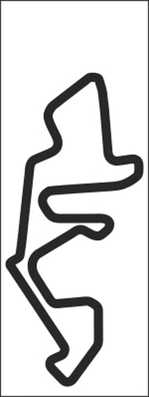 Autobahn Vinyl Track Map Decal