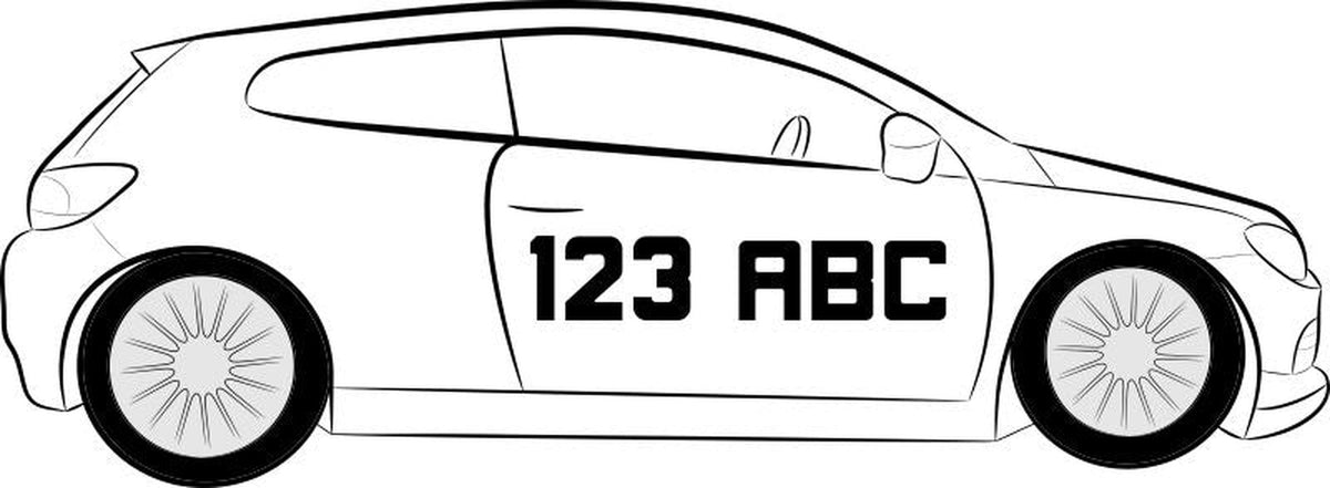 Single Color Numbers and Letter Package