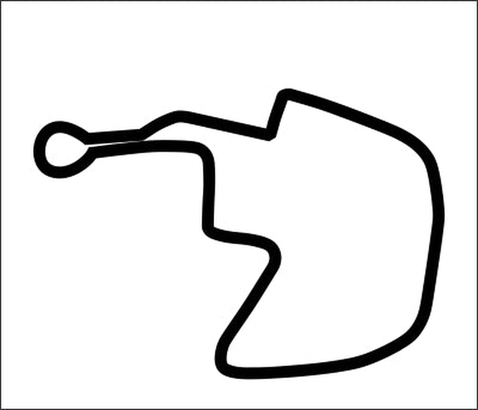Brainerd Vinyl Track Map Decal