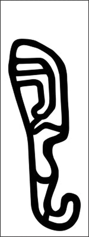 Ebisa Vinyl Track Map Decal