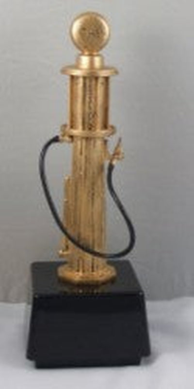 Bronzed Miniature Gas Pump Trophy