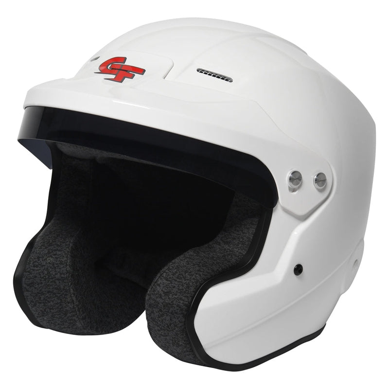 G-Force Racing Nova OF Snell SA2020 Rated Open Face Helmet - White