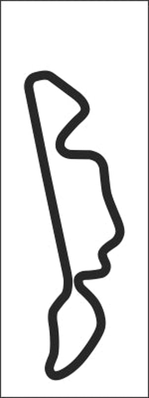 Grattan Vinyl Track Map Decal