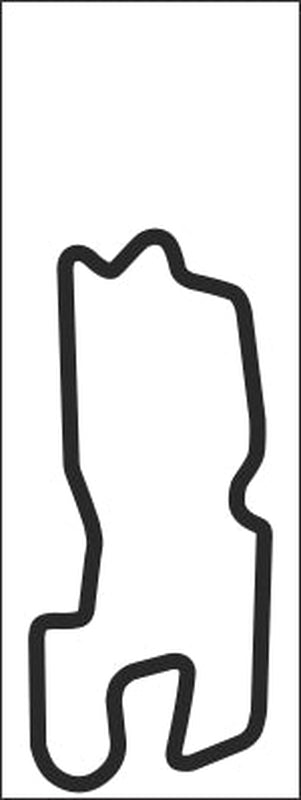 Heartland Park Vinyl Track Map Decal
