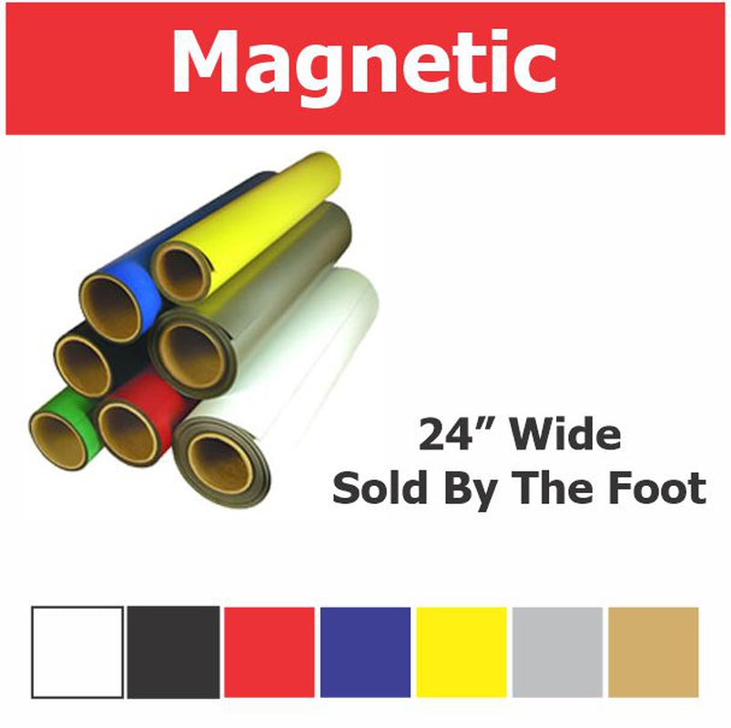Magnetic Sheet - BULK - sold by the foot, 24" wide