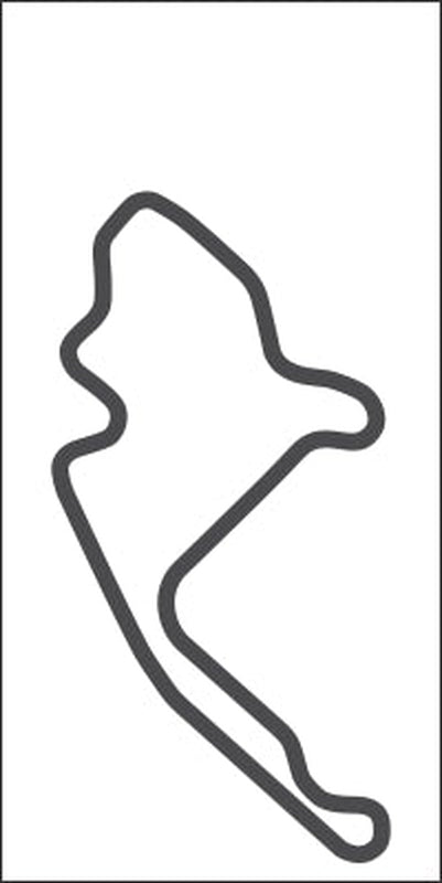 Mid-Ohio Vinyl Track Map Decal