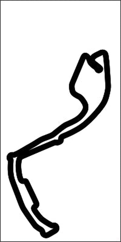 Monaco Vinyl Track Map Decal
