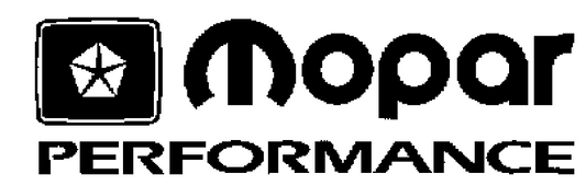 Decal, Auto Manufacturer, Mopar Performance Meddium, 13 1-2" x 4 1-4"", Die Cut, White or Black