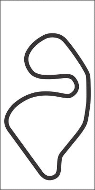 Nelson Ledges Vinyl Track Map Decal
