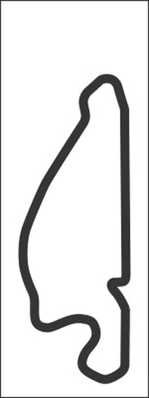 Portland International Vinyl Track Map Decal