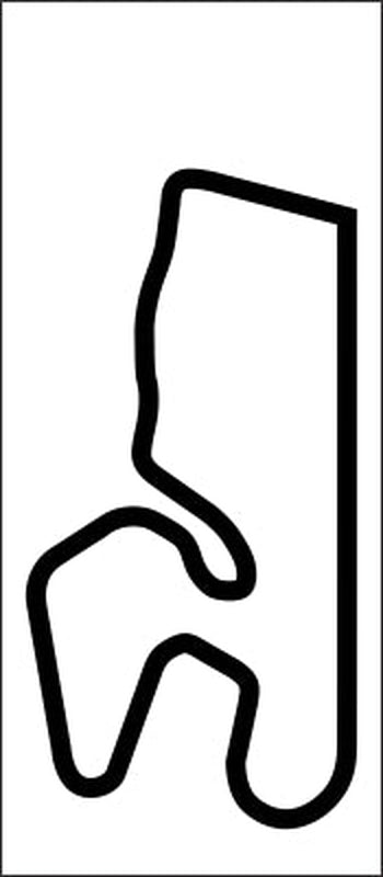Pueblo Vinyl Track Map Decal
