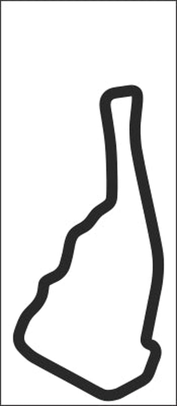 Road Atlanta Vinyl Track Map Decal