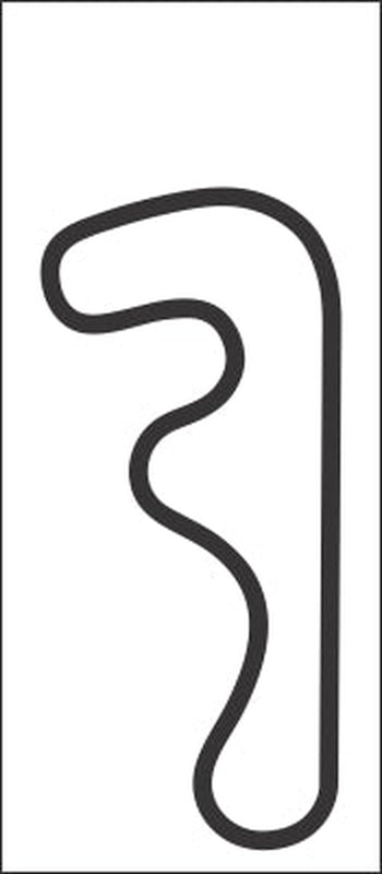 Roebling Vinyl Track Map Decal