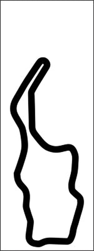 Sears Infineon Vinyl Track Map Decal
