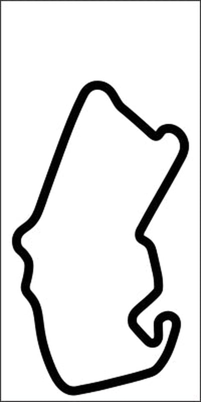 Silverstone Vinyl Track Map Decal