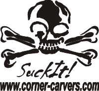Corner-Carvers.com "SUCK IT" sticker (MEMBERS ONLY)