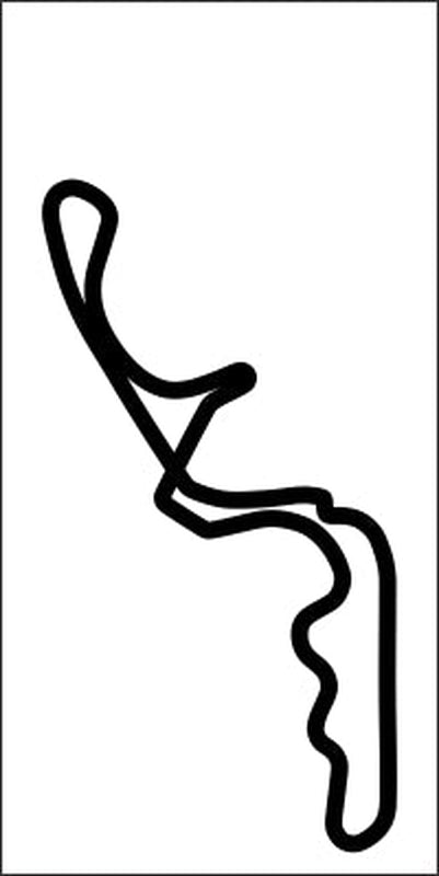 Suzuka Vinyl Track Map Decal