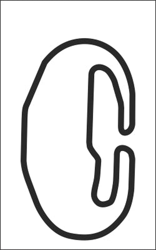 Texas Motor Vinyl Track Map Decal