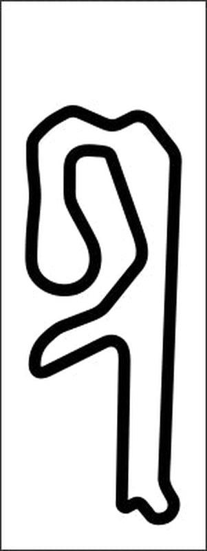 The Ridge Vinyl Track Map Decal