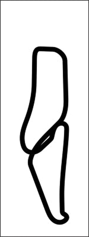 Top Gear UK Vinyl Track Map Decal