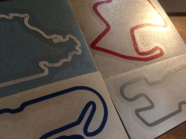 Vinyl Track Map Decals
